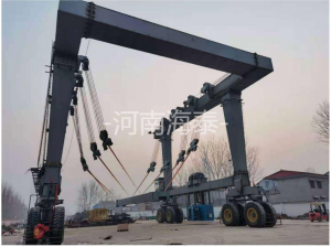 馬來(lái)西亞-液壓輪胎船艇搬運(yùn)機(jī)-MBH500t-21m