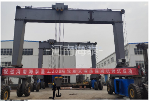 羅馬尼亞-輪胎門(mén)式起重機(jī)-YTL-200T